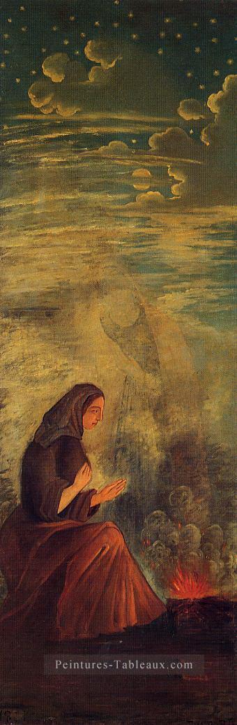 Les Quatre Saisons Hiver Paul Cézanne Peintures à l'huile